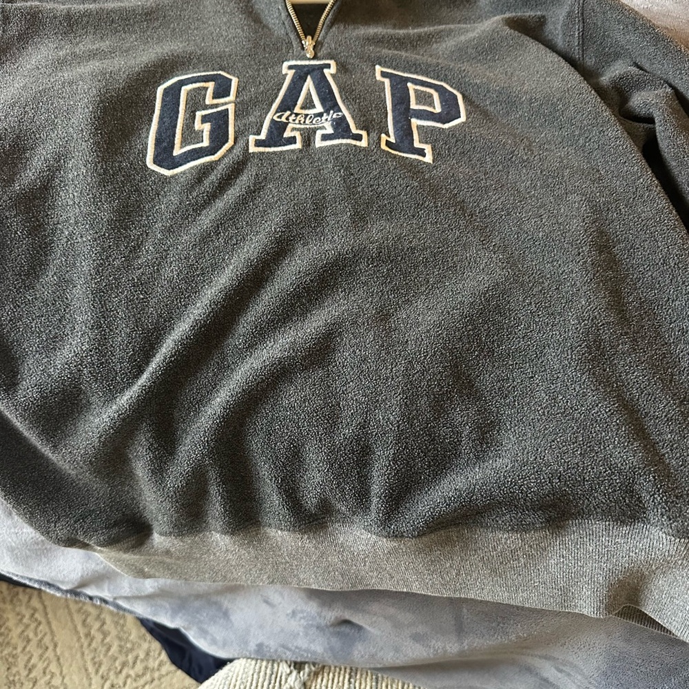 GAP Charcoal Half-Zip Pullover